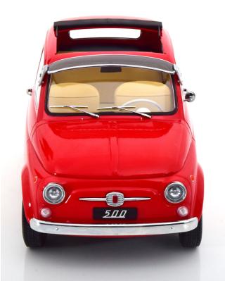 Fiat 500 F 1968 CUSTOM rot KK-Scale 1:12