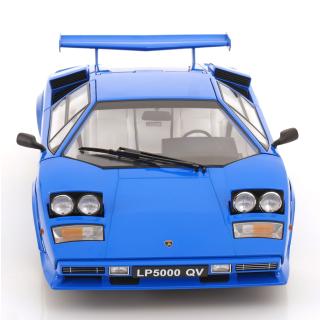 Lamborghini Countach LP5000S QV 1985 blau KK-Scale 1:12