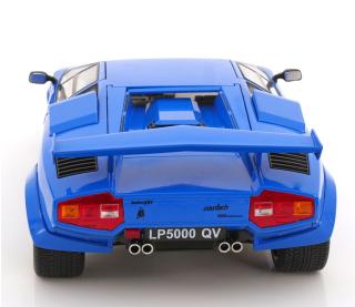 Lamborghini Countach LP5000S QV 1985 blau KK-Scale 1:12