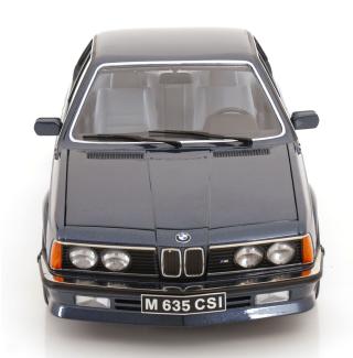 BMW M635 CSI E24 1987 dunkelblau-metallic KK-Scale 1:12 Metallmodell