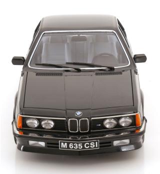BMW M635 CSI E24 1987 mit Alpina-Felgen schwarz-metallic KK-Scale 1:12 Metallmodell