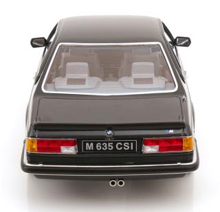 BMW M635 CSI E24 1987 mit Alpina-Felgen schwarz-metallic KK-Scale 1:12 Metallmodell