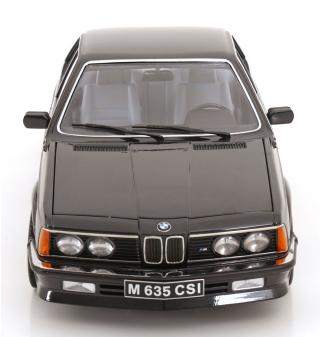 BMW M635 CSI E24 1987 schwarz-metallic KK-Scale 1:12 Metallmodell