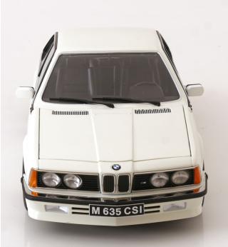 BMW M635 CSI 1987 weiss mit Alpina-Felgen KK-Scale 1:12 Metallmodell