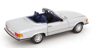 Mercedes 450SL R107 Europa 1985 silber KK-Scale 1:12 Metallmodell