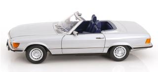 Mercedes 450SL R107 Europa 1985 silber KK-Scale 1:12 Metallmodell