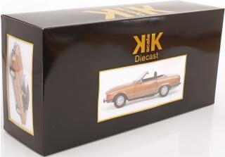 Mercedes 450SL R107 Europa 1985 goldmetallic KK-Scale 1:12 Metallmodell