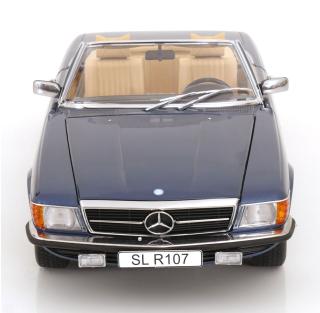 Mercedes 450 SL R107 EU-Version 1985 blaumetallic KK-Scale 1:12 Metallmodell