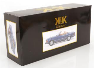 Mercedes 450 SL R107 EU-Version 1985 blaumetallic KK-Scale 1:12 Metallmodell