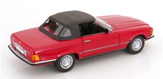 Mercedes 450 SL R107 EU-Version 1985 rot KK-Scale 1:12 Metallmodell