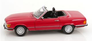 Mercedes 450 SL R107 EU-Version 1985 rot KK-Scale 1:12 Metallmodell