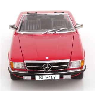 Mercedes 450 SL R107 EU-Version 1985 rot KK-Scale 1:12 Metallmodell