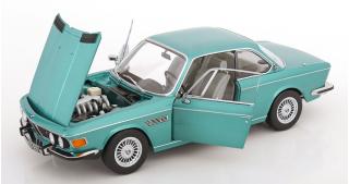 BMW 3.0 CSI E9 1971 türkis-metallic mit Alpina-Felgen KK-Scale 1:12 Metallmodell