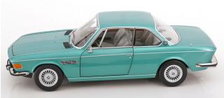 BMW 3.0 CSI E9 1971 türkis-metallic mit Alpina-Felgen KK-Scale 1:12 Metallmodell