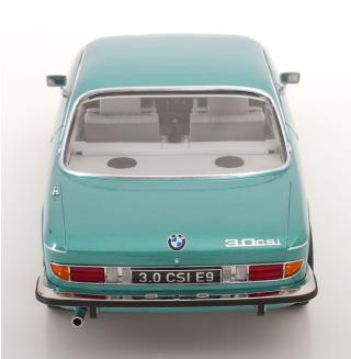 BMW 3.0 CSI E9 1971 türkis-metallic mit Alpina-Felgen KK-Scale 1:12 Metallmodell