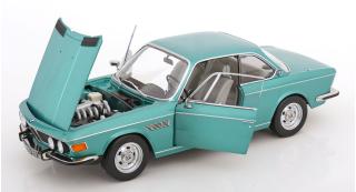 BMW 3.0 CSI E9 1971 türkis-metallic mit Alufelgen KK-Scale 1:12 Metallmodell