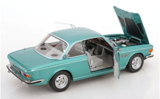 BMW 3.0 CSI E9 1971 türkis-metallic mit Alufelgen KK-Scale 1:12 Metallmodell
