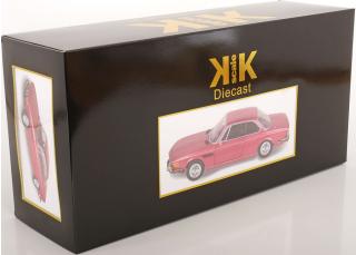 BMW 3.0 CSI E9 1971 rotmetallic mit Alufelgen KK-Scale 1:12 Metallmodell