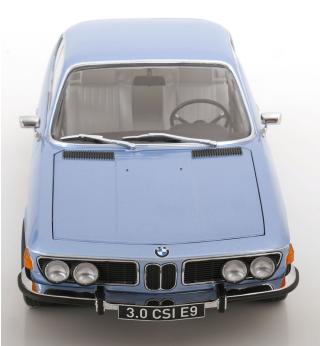 BMW 3.0 CSI E9 1971 hellblau-metallic mit Alpina-Felgen KK-Scale 1:12 Metallmodell
