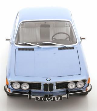 BMW 3.0 CSI E9 1971 hellblau-metallic mit Alufelgen KK-Scale 1:12 Metallmodell