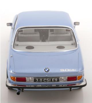 BMW 3.0 CSI E9 1971 hellblau-metallic mit Alufelgen KK-Scale 1:12 Metallmodell
