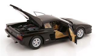 Ferrari Testarossa 1986 schwarz KK-Scale 1:12 Metallmodell