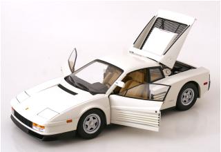 Ferrari Testarossa Monospecchio 1984 US-Version weiß KK-Scale 1:12 Metallmodell