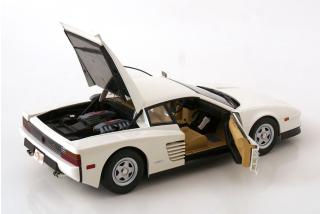 Ferrari Testarossa Monospecchio 1984 US-Version weiß KK-Scale 1:12 Metallmodell