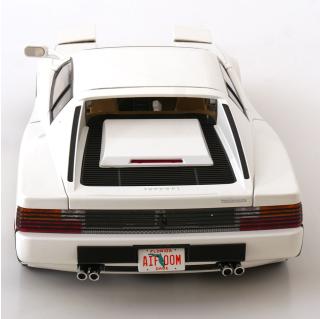 Ferrari Testarossa Monospecchio 1984 US-Version weiß KK-Scale 1:12 Metallmodell