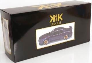 Nissan Skyline GT-R R34 V-Spec II 2001 mit BBS-Felgen violett-metallic KK-Scale 1:12 Metallmodell