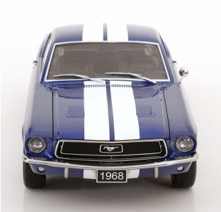 Ford Mustang GT Fastback blaumetallic/weiß  KK-Scale 1:12 Metallmodell
