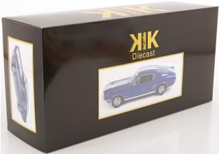 Ford Mustang GT Fastback blaumetallic/weiß  KK-Scale 1:12 Metallmodell