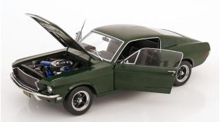 Ford Mustang GT Fastback Bullitt Movie Edition mattgrün KK-Scale 1:12 Metallmodell