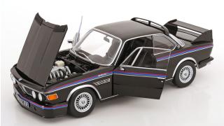 BMW 3.0 CSL E9 1973 schwarz/Dekor KK-Scale 1:12 Metallmodell