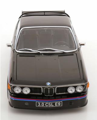 BMW 3.0 CSL E9 1973 schwarz/Dekor KK-Scale 1:12 Metallmodell