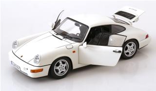 Porsche 911 (964) RS 1992 mit Cup Felgen weiß KK-Scale 1:12 Metallmodell