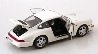 Porsche 911 (964) RS 1992 mit Cup Felgen weiß KK-Scale 1:12 Metallmodell