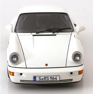 Porsche 911 (964) RS 1992 mit Cup Felgen weiß KK-Scale 1:12 Metallmodell