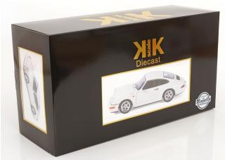 Porsche 911 (964) RS 1992 mit Speedline Felgen weiß KK-Scale 1:12 Metallmodell