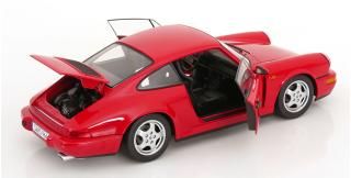 Porsche 911 (964) RS 1992 mit Cup Felgen rot  KK-Scale 1:12 Metallmodell