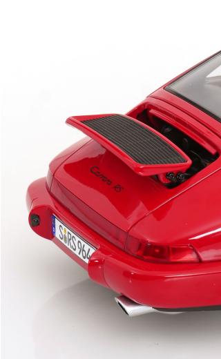 Porsche 911 (964) RS 1992 mit Cup Felgen rot  KK-Scale 1:12 Metallmodell