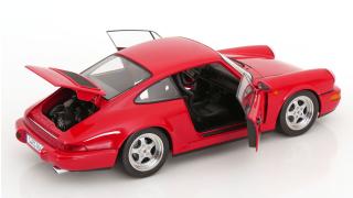 Porsche 911 (964) RS 1992 mit Speedline Felgen rot KK-Scale 1:12 Metallmodell
