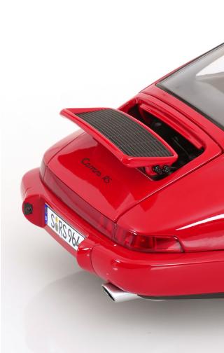 Porsche 911 (964) RS 1992 mit Speedline Felgen rot KK-Scale 1:12 Metallmodell