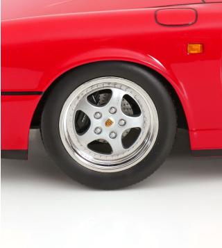 Porsche 911 (964) RS 1992 mit Speedline Felgen rot KK-Scale 1:12 Metallmodell