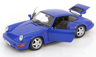 Porsche 911 (964) RS 1992 mit Cup Felgen blau KK-Scale 1:12 Metallmodell