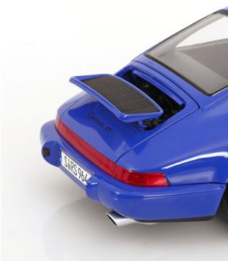 Porsche 911 (964) RS 1992 mit Cup Felgen blau KK-Scale 1:12 Metallmodell