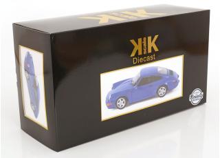 Porsche 911 (964) RS 1992 mit Cup Felgen blau KK-Scale 1:12 Metallmodell