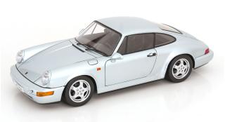 Porsche 911 (964) RS 1992 mit Cup-Felgen polarsilber KK-Scale 1:12 Metallmodell