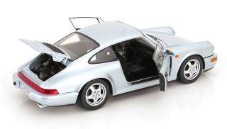 Porsche 911 (964) RS 1992 mit Cup-Felgen polarsilber KK-Scale 1:12 Metallmodell