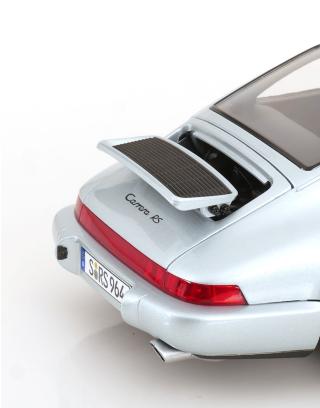 Porsche 911 (964) RS 1992 mit Cup-Felgen polarsilber KK-Scale 1:12 Metallmodell